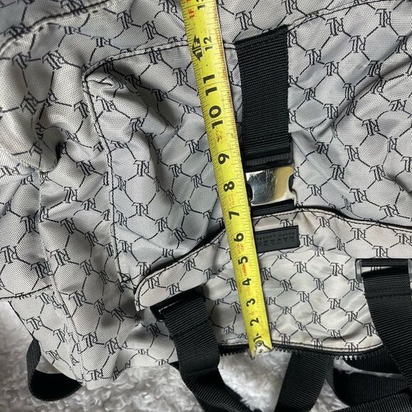 Lauren Ralph Lauren Nylon gray and black logo weekender carry all should… - Picture 11 of 12